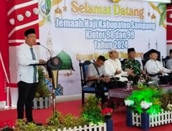 PJ Bupati & Kesra Sambut Hangat Kedatangan 556 Jama’ah Haji di Pendopo Trunojoyo Sampang