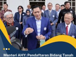 Menteri AHY: Pendaftaran Bidang Tanah untuk Pemanfaatan Tanah Masyarakat yang Lebih Optimal