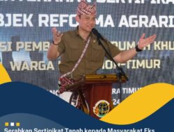 Menteri AHYS erahkan Sertipikat Tanah kepada Masyarakat Eks Timor Timur di NTT