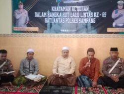 Meriahkan HUT Lantas ke-69, Polantas Sampang Gelar Giat Bhakti Sosial dan Keagamaan