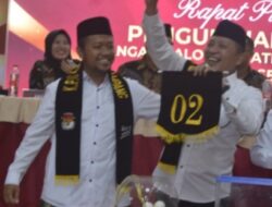 KPU Gelar Pengundian dan penetapan nomor urut Paslon, JIMAD SAKTEH 02 Tanda 2 Periode