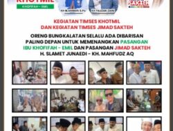 KH. Anwari Pastikan 50.000 Murid Santri dan Alumni PP.Tahfidzul Qur’an Alwahidiyah Dukung Jimad Sakteh dan Khotmil 