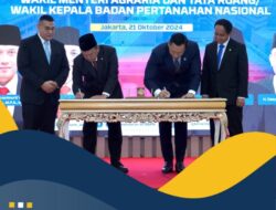 Sertijab Menteri dan Wakil Menteri ATR/BPN Oleh Presiden RI Prabowo Subianto 