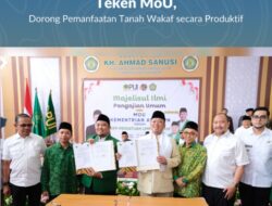 Menteri Nusron dan Ketua DPP PUI Teken MoU, Dorong Pemanfaatan Tanah Wakaf secara Produktif
