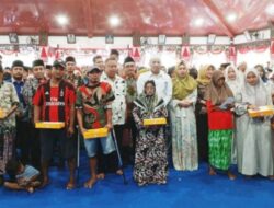 Bupati Sampang Kembali Santuni Anak Yatim di Pendopo Trunojoyo 