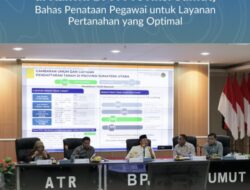Menteri Nusron Bina Kanwil BPN Provinsi Sumut, Bahas Penataan Pegawai Pertanahan yang Optimal