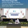 Menteri Nusron usai menandatangani Nota Kesepahaman/MoU antara Kementerian ATR/BPN dan DMI, dalam acara Rapat Kerja Nasional (Rakernas) dan Halal Bihalal DMI, di Tavia Heritage Hotel, Jakarta.