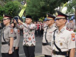 Kapolres Sampang Pimpin Sertijab Wakapolres dan Kasat Intelkam