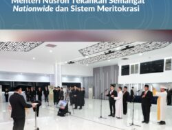 Lantik 79 Pejabat Struktural Se-Indonesia, Menteri Nusron Tekankan Semangat _Nationwide_ dan Sistem Meritokrasi