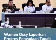 Wamen Ossy Laporkan Progres  Huntap Warga Terdampak Erupsi Gunung Lewotobi  ke Menko PMK