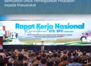 Menteri Nusron Buka Rakernas 2025, Untuk Optimalkan Kualitas Meningkatkan Pelayanan kepada Masyarakat