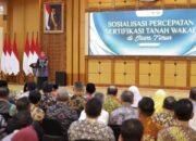 Lindungi Aset Umat, Kakantah Sampang Hadiri Sosialisasi Percepatan Sertifikasi Tanah Wakaf Jatim
