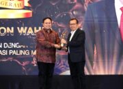 Kementerian ATR/BPN Terima Penghargaan dari INDOPOSCO atas Diseminasi Strategi Komunikasi yang Paling Masif