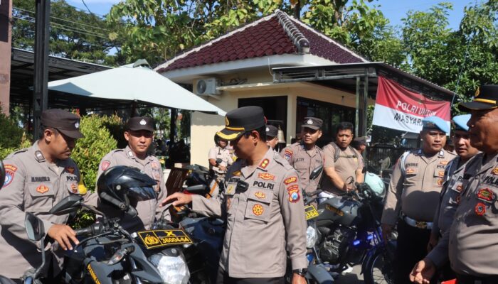 Prioritaskan Kedisiplinan Anggota, AKBP Hartono Pimpin Apel Jam Pimpinan Dan Pengecekan Seluruh Randis Operasional