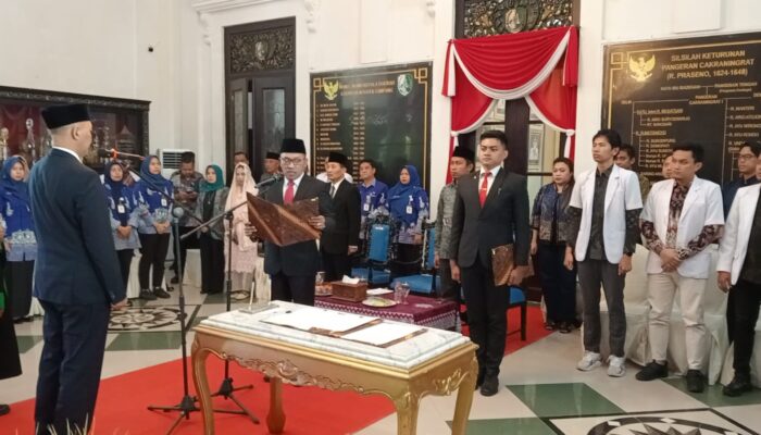 Pelantikan Direktur Baru RSMZ, Bupati H. Slamet Junaidi Tekankan Inovasi Peningkatan Pelayanan Kesehatan