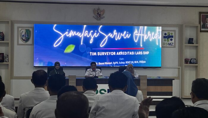 Guna Memastikan Standar Mutu Pelayanan, RSMZ Sampang Gelar Simulasi Survei Akreditasi